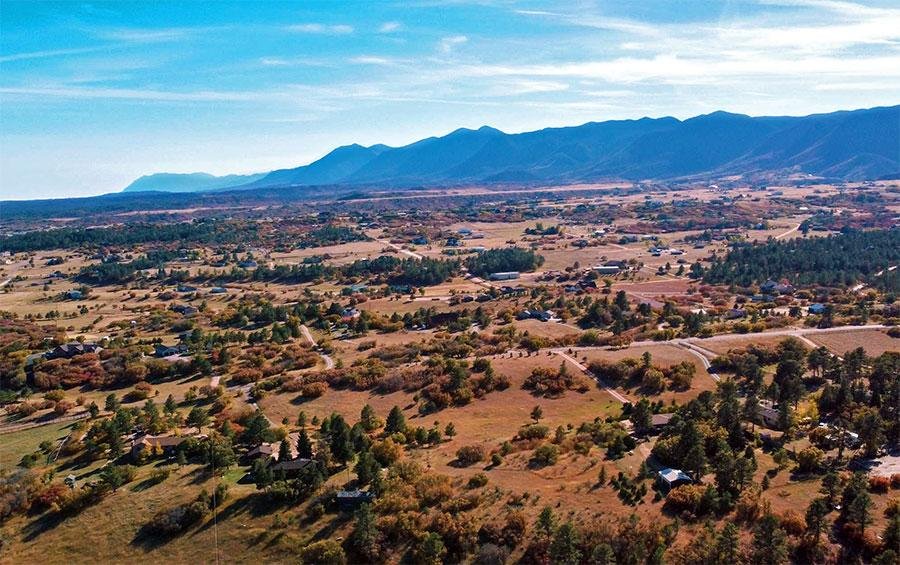 Monument Colorado and the Front Range; area context, not an individual development rendering.