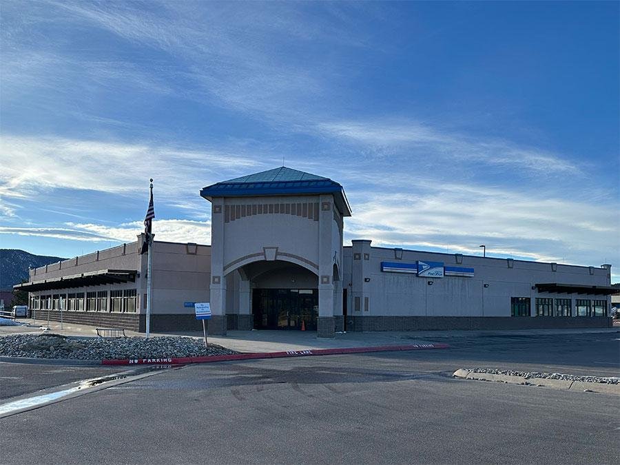 Earlier exterior photograph of the Monument Colorado Post Office