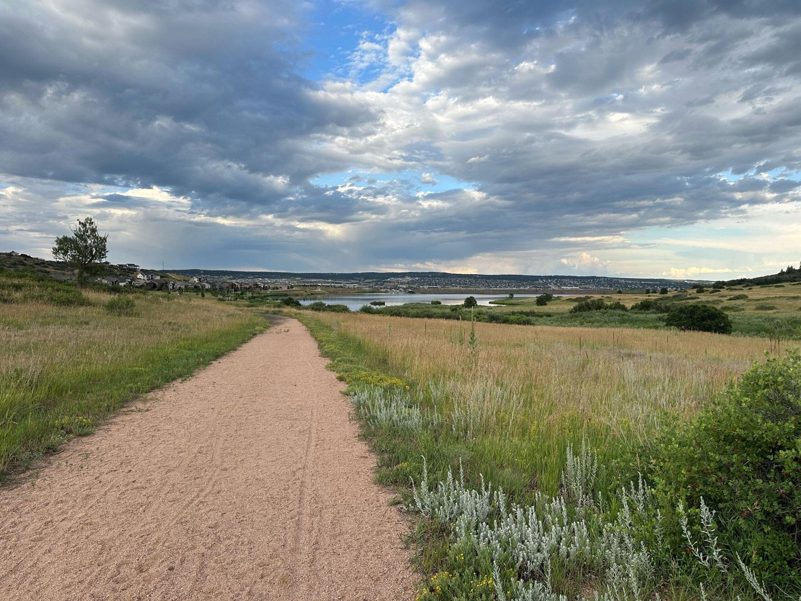 Forest Lakes community and reservoir near Monument Colorado