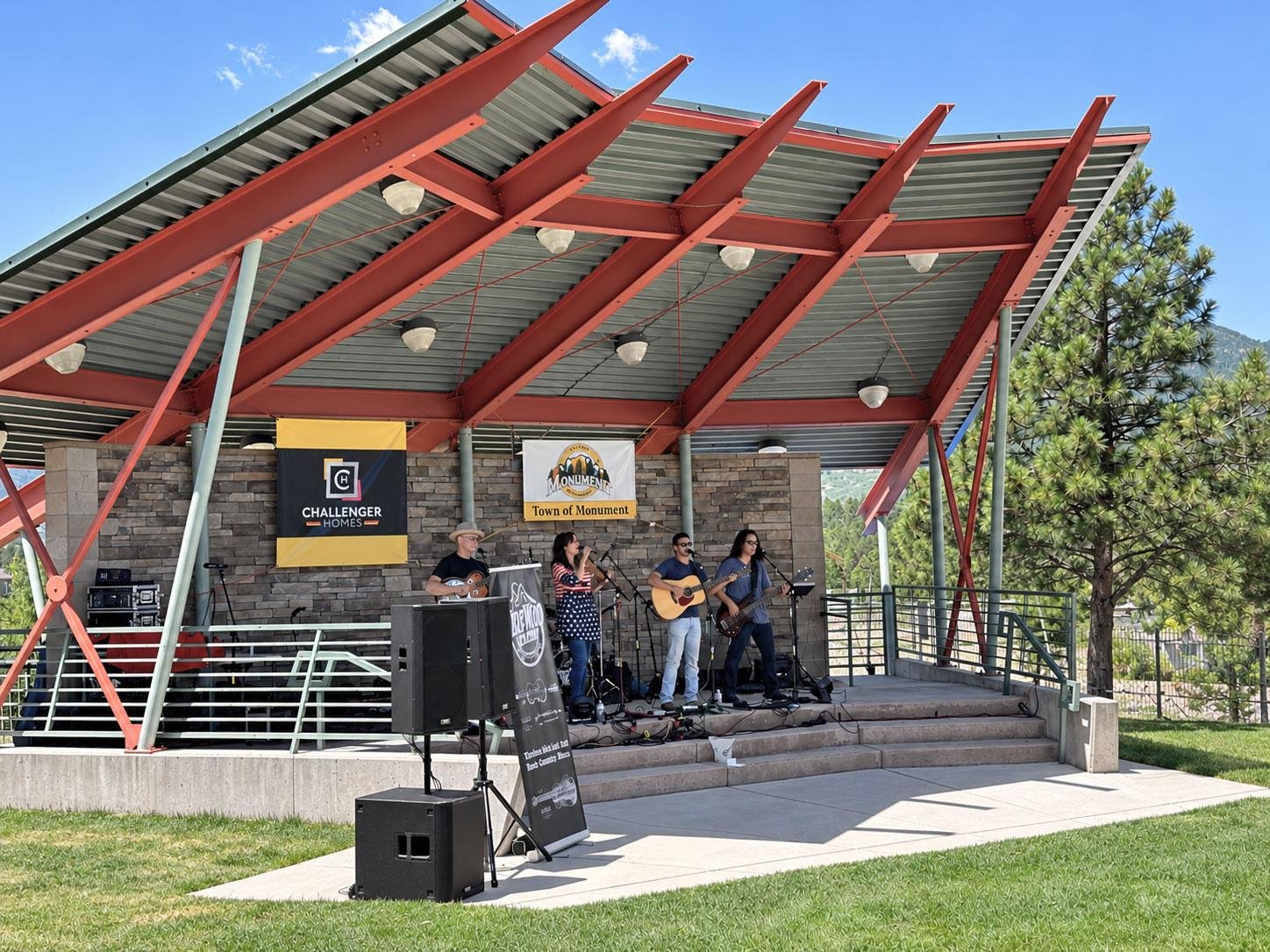 Limbach Park concert venue in downtown Monument