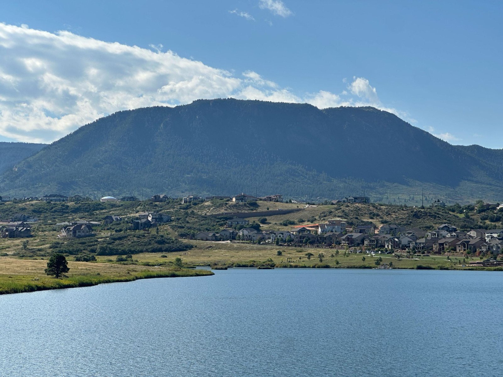 Mount Herman viewed from Forest Lakes near Monument, Colorado