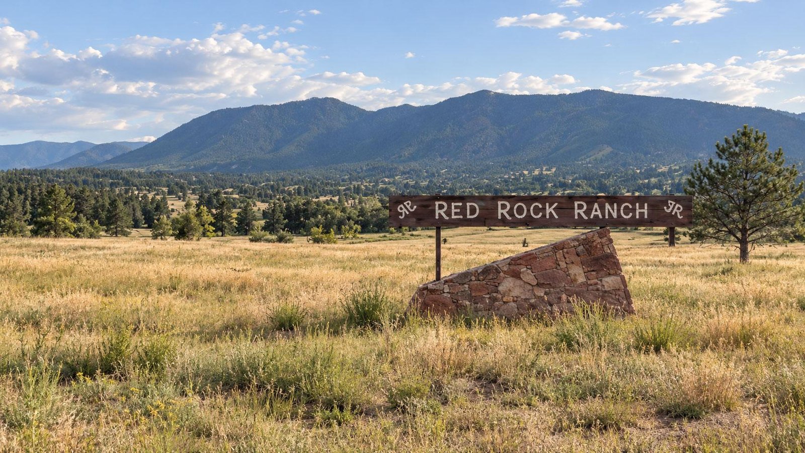 Red Rock Ranch entrance sign