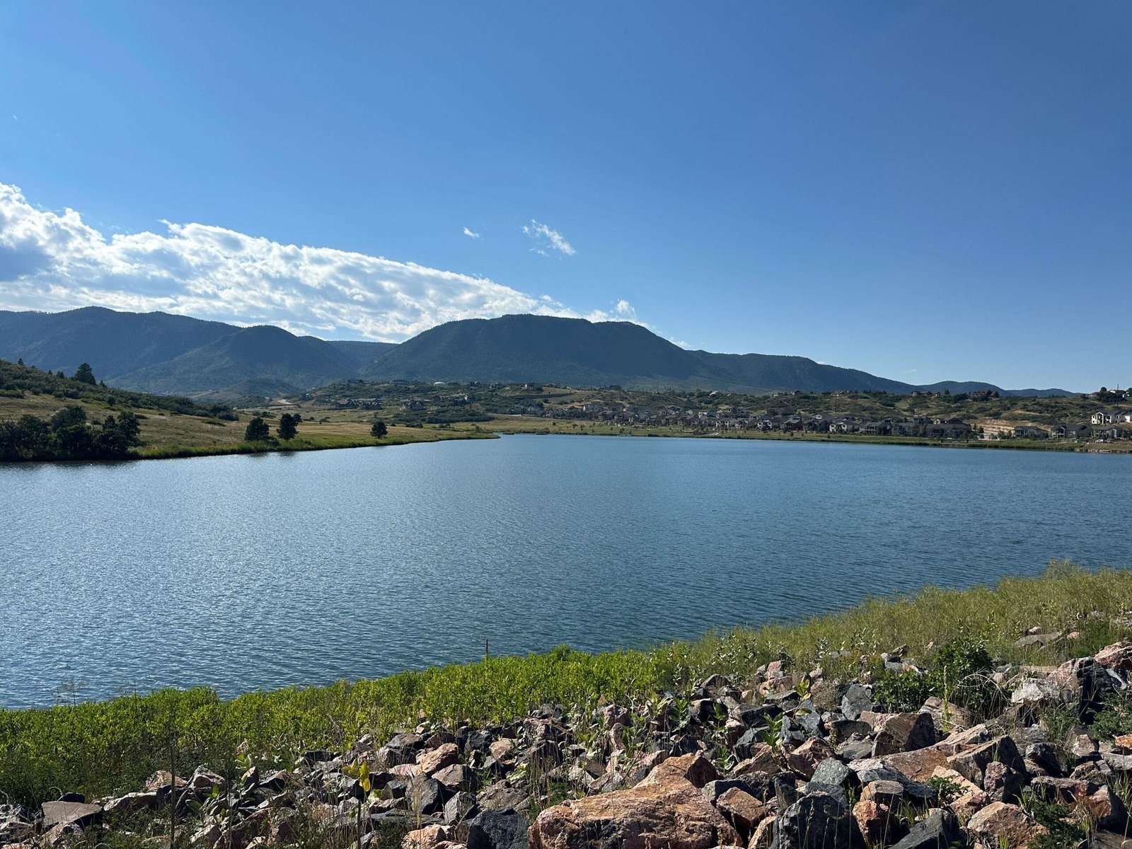 Upper Bristlecone Lake in Forest Lakes near Monument Colorado